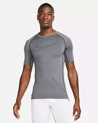 Nike Pro Dri-FIT Men's Tight-Fit Short-Sleeve Top DD1992-068 • £29.99