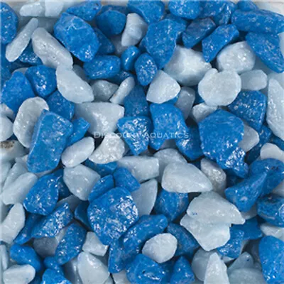 £8.20 • Buy Aquarium Fish Tank Gravel 2kg - Blue Mix 5-8mm