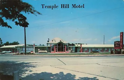 Temple Hill Motel Salisbury Maryland MD Chrome C1960 Postcard • £3.75