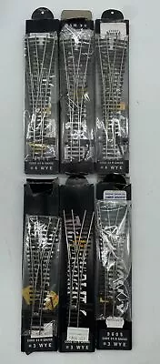 N Scale Shinohara #3 And #4 Wye Code 60 Turnout/switch Lot Of 6 • $55