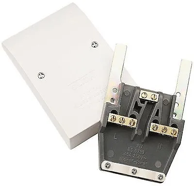 £13.55 • Buy Cooker Connection Unit PRW217 Appliance Dual Outlet Plate 45A Fantastic Price