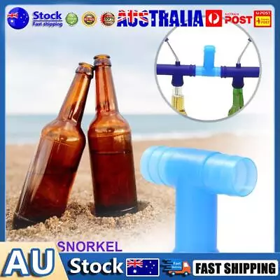 Beer Snorkel Funnel Drink Straw Connector For Party Bar (B Blue) • $8.03