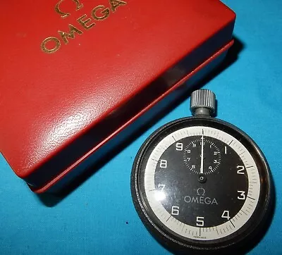 Superb Vintage Omega Pocket Stop Watch - Boxed - Working • $47.31