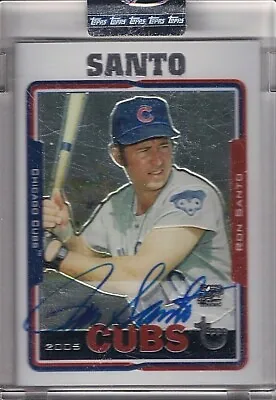 $42.99 • Buy RON SANTO 2005 Topps Encased Authentic Autograph HOF Chicago Cubs