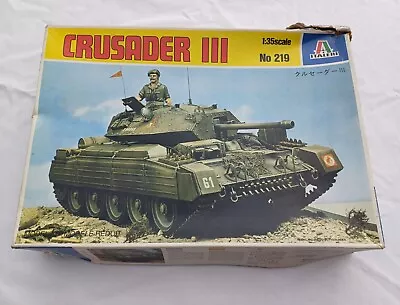 Italeri Crusader 111 Tank Model Kit. No219 1:35 Scale.Rare • £24.50