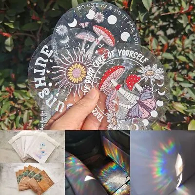 Rainbow Maker DIY Sun Catcher Window Decal Mirror Sticker Wall Stickers • $4.28