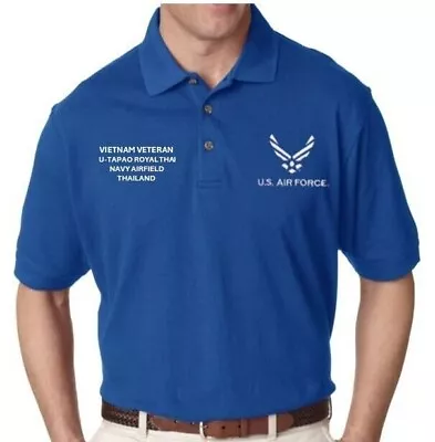 U-tapao Thai Navy Af Vietnam *polo &sweatshirt Embroidered.officially Licensed • $59.95