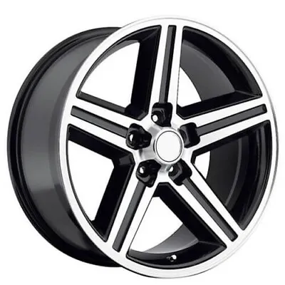 20  Iroc Black Machine Wheels Rims 5x4.75 5x120.65 +15 73mm For S-10 Blazer 2WD • $1135