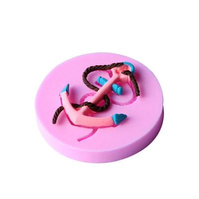 £3.47 • Buy Boat Hook Silicone Mold Fondant Baking Anchor Shape Chocolate Cake Decor Mold 
