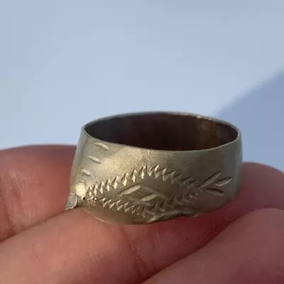 ANCIENT VIKING BRAIDED SILVER COLOR RING - CIRCA 9th/10th CENTURY • $0.99