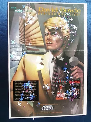 £19.15 • Buy David Bowie Serious Moonlight HBO AD 1984 Billboard Magazine Page Poster Vintage