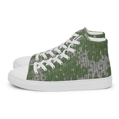 $89.95 • Buy Bulgarian 1968 Frogskin Camouflage Men’s High Top Canvas Shoes