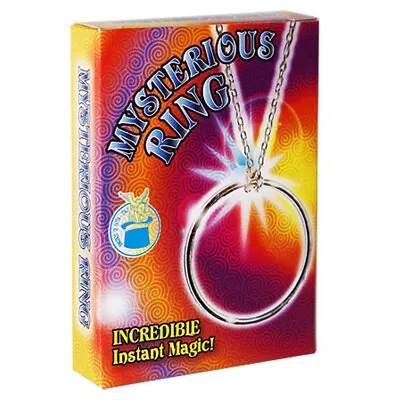£4.99 • Buy PRO Ring On Chain Linking Ring And Chain Street Easy Magic Tricks With Box *FAST