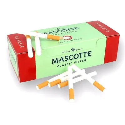 2000 Make Your Own Mascotte Classic Cigarette Filter Tubes 10 Boxes Of 200 • £19.99