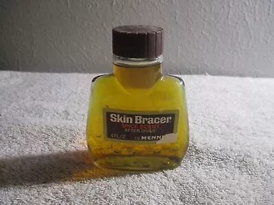 Vintage Skin Bracer Spice Scent After Shave By Mennen 4 Oz. Glass New Old Stock • $17.99