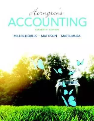 Horngrens Accounting Plus MyAccountingLab With Pearson EText -- Ac - ACCEPTABLE • $85.89