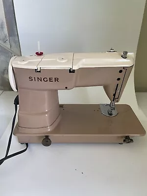 Singer 403A Slant-O-Matic Sewing Machine W/ Foot Pedal ⚠️ TESTED⚠️WORKS GREAT🏅 • $199.99