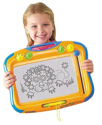 TOMY 6555 Megasketcher Magnetic Childrens Kids Drawing Sketching Board Toy • £21.14