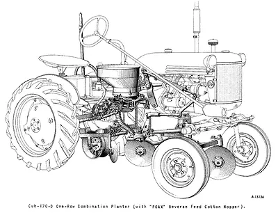 IH International Harvester Farmall Cub 170 Planter Operators Manual • $20