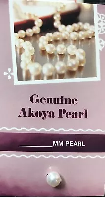 New Genuine Akoya Add On Pearl Necklace 3 4 5 6 7 Mm Sizes A Family Tradition • $22.95