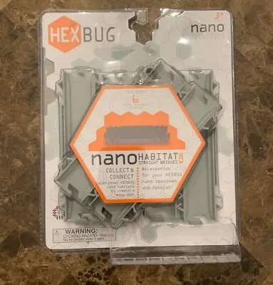 $17.99 • Buy Hex Bug Nano Specimen Habitat Straight Bridges 6 Easy Connect Pieces, NEW Hexbug