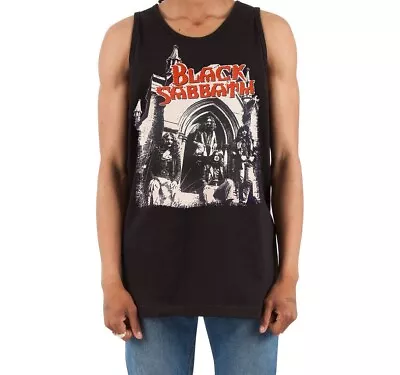 Black Sabbath Vintage Rock Band Black Tank Top • $12.99