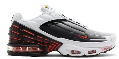 Nike Air Max Plus III Shoes White Team Orange Black Men's Multi Sizes CK6715-101 • $129.95