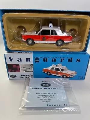 Corgi Vanguards Police Ford Cortina MkII 1600 GT - Excellent In Box • $33.99