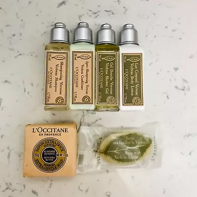 L’OCCITANE VERBENA Travel Size Set 50ml Shampoo Condition Lotion Sower Gel 6pcs  • $16.99