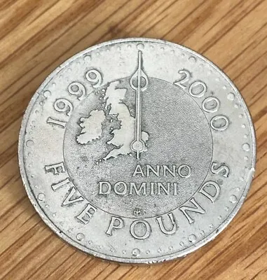 £5 Five Pound Coin 1999-2000 Millenium Anno Domini • £15