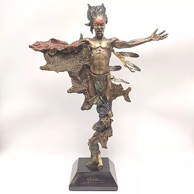 Dan Medina Legends Mystical Bronze Pewter Sculpture LE 41/350. Pre-owned  • $1518