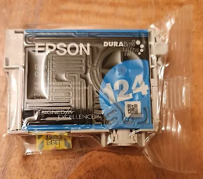 Epson 124 DuraBrite® Ultra Cyan Ink Cartridge Moderate Capacity • $7.99