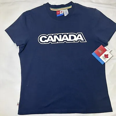HBC Official Outfitter  2006 Canadian Olympic Team Short Sleeve T-Shirt  Large • £16.37