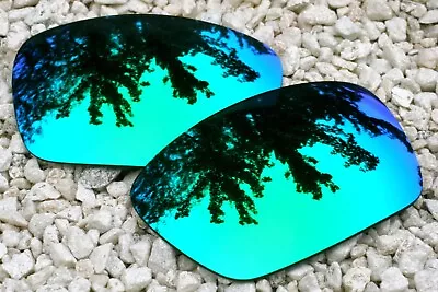 Metallic Dark Sea Green Polarized Mirrored Sunglass Lenses For Oakley Crankcase • $11.24