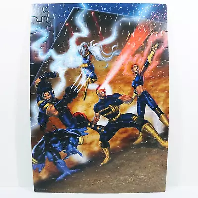 Vintage X-Men Wolverine Beast Cyclopes Storm Rogue Puzzle Wall Art 2002 • $8