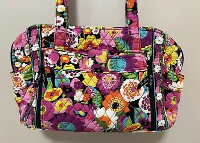 Vera Bradley Va Va Bloom Diaper Bag EUC ~ Missing Changing Pad • $15