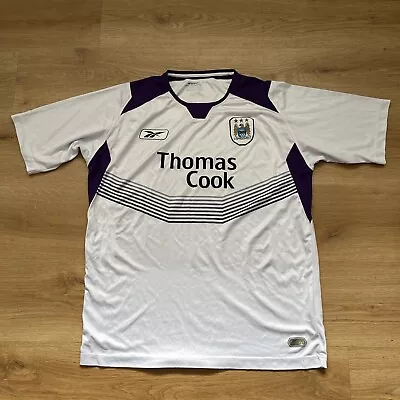 Manchester City 2004-05 Away Shirt Large XL Reebok  *PLEASE READ* • £24.99