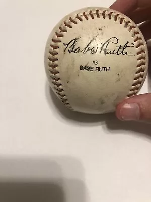 Babe Ruth Signed Baseball • $50