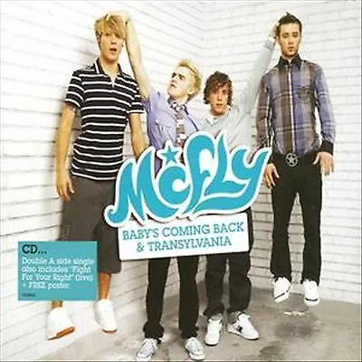 MCFLY Baby's Coming Back   3 TRACK CD  + POSTER  NEW - NOT SEALED • £1.99
