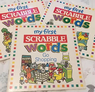 My First Scrabble Words 3 Books. Play Sport. Happy Birthday  Go ShOpping • £5.99