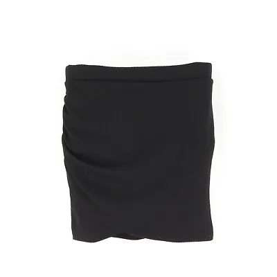 Divided By H&M Bandage Skirt Womens Sz M Black Elastic Waist Stretch Ruched NWT • $11.19