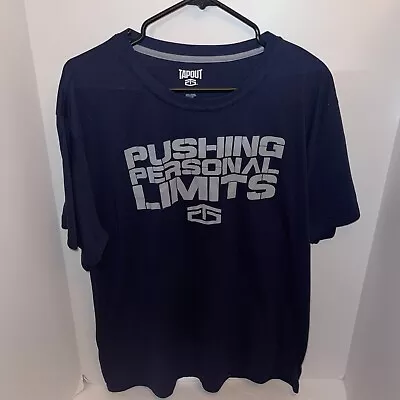 Tapout Pushing Personal Limits Graphic Tee MMA UFC Jiu Jitsu Size XL • $8