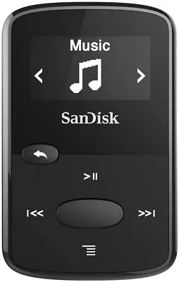 Sandisk Clip Jam MP3 Digital Player 8GB OLED FM Radio Micro SD Black • £34.90