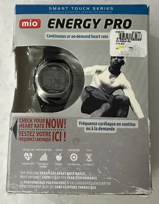 MIO Energy Pro Heart Rate Monitor W/Chest Strap Date/Alarm Sport Watch Open Box • $32.34
