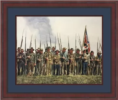 Mort Kunstler Civil War Print Men Of Valor Custom Framed • $75