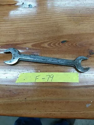 Vintage Nickel Molybdenum USA Open End Wrench 19/32-11/16 • $12