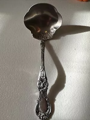 1835 R Wallace A1 Silver Plate 7” Gravy Ladle Floral Pattern • $14.50