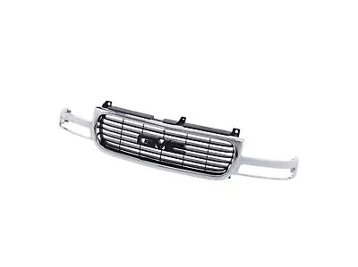 Chrome Grille W/Black Insert For 99-02 Sierra 1500 Pickup Truck 00-06 Yukon ?New • $144.47