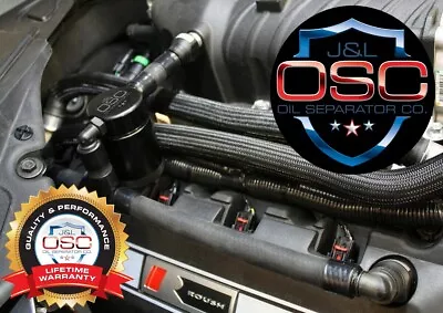 J&L OSC Oil Separator Fits '11-'17 Mustang GT W/Roush/Whipple/FRPP/VMP • $159