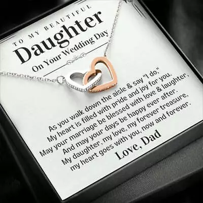 To My Beautiful Daughter On Your Wedding Day From Dad • $102.83